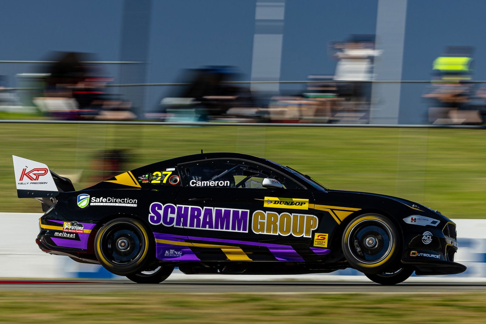 Aaron Cameron competes for Kelly Racing in the Super2 Series. 