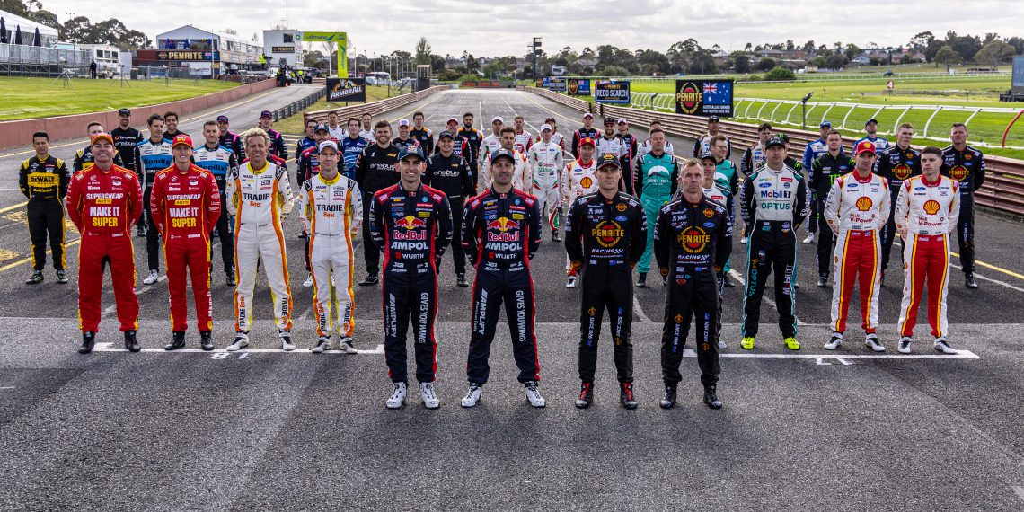 The drivers that will take part in the 60th anniversary Sandown 500. Image: InSyde Media