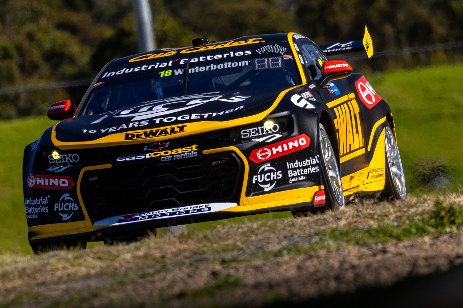 Mark Winterbottom in the #18 DeWalt Racing Chevrolet Camaro.