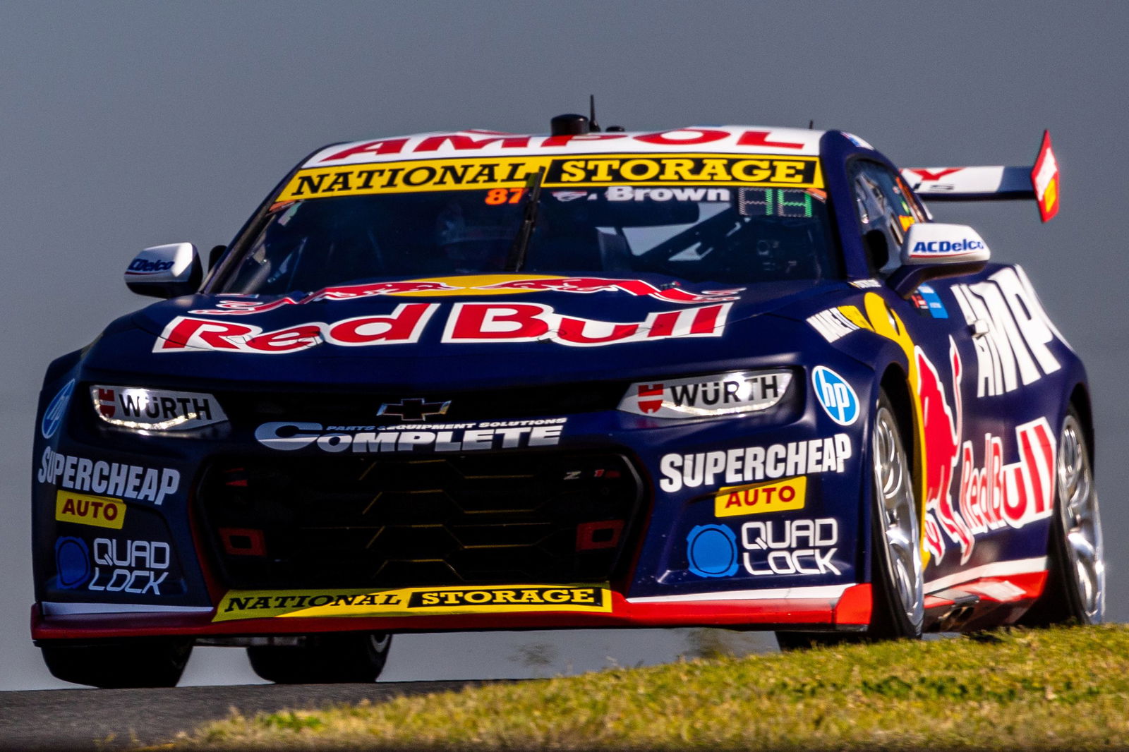 Will Brown in the #87 Red Bull Ampol Racing Chevrolet Camaro. 