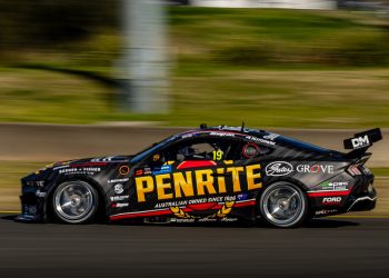 Matt Payne in his #19 Ford Mustang.