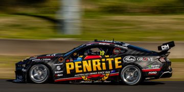 Matt Payne in his #19 Ford Mustang.