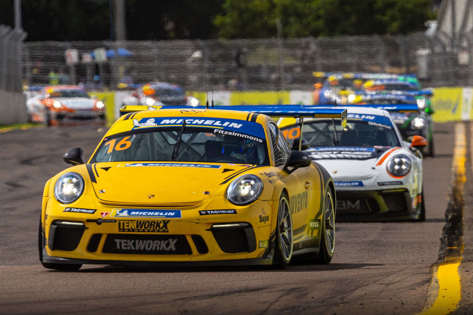 A Porsche 911 GT3 Cup car.