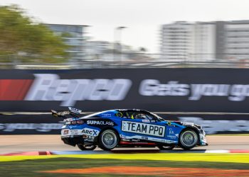 Cam Hill during the NTI Townsville 500. Image: InSyde Media