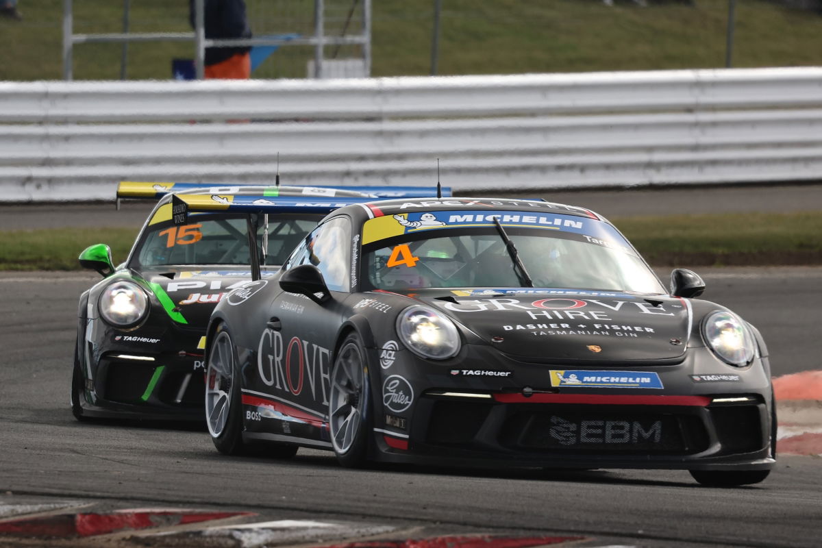 Targett lengthens Porsche Sprint Challenge points lead in Tasmania