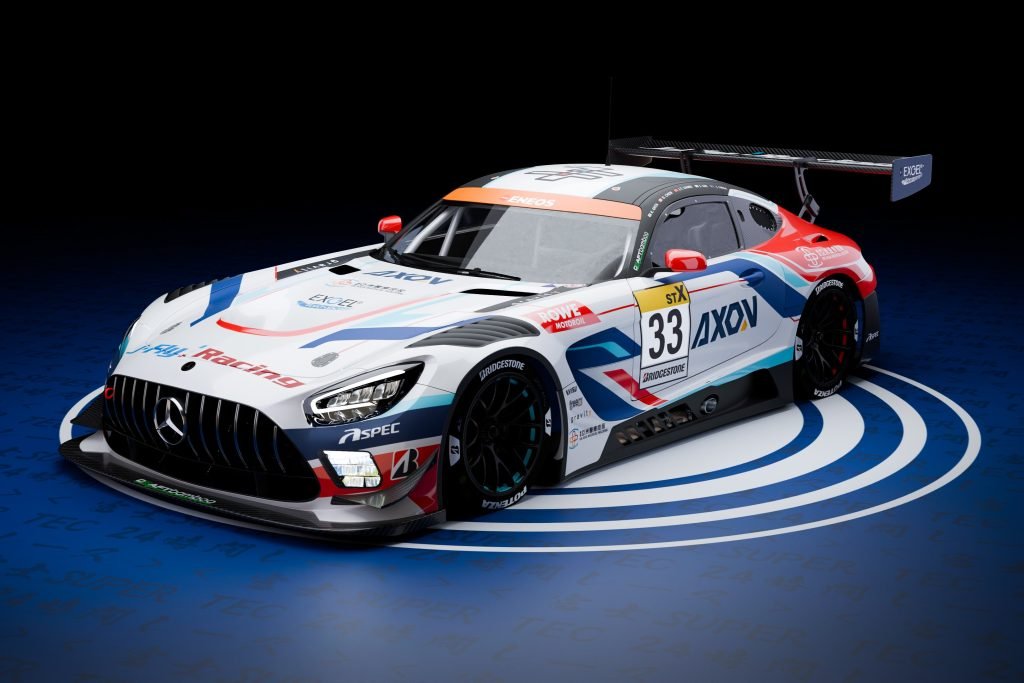 A render of the Craft-Bamboo Racing Mercedes-AMG for this weekend's Fuji 24 Hours. Image: Supplied