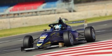 Former Formula Ford racer Jimmy Piszcyk brought his 2023 F4 experience to SA for victory in the first Australian F4 race.