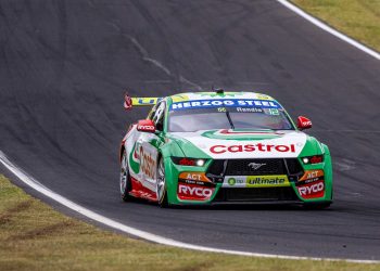 Thomas Randle will drive the Castrol Mustang at the test. Image: InSyde Media