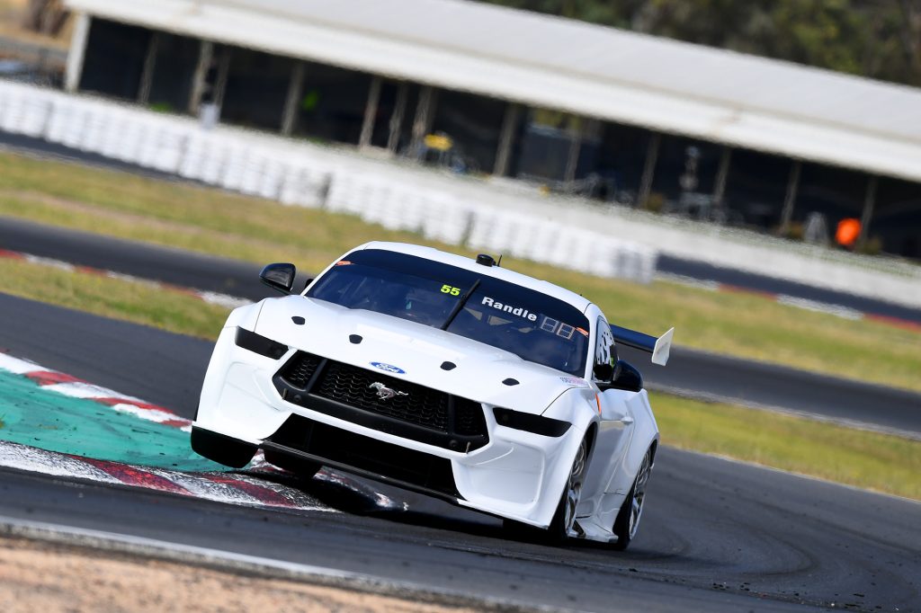 Thomas Randle tests at Winton. Image: Russell Colvin