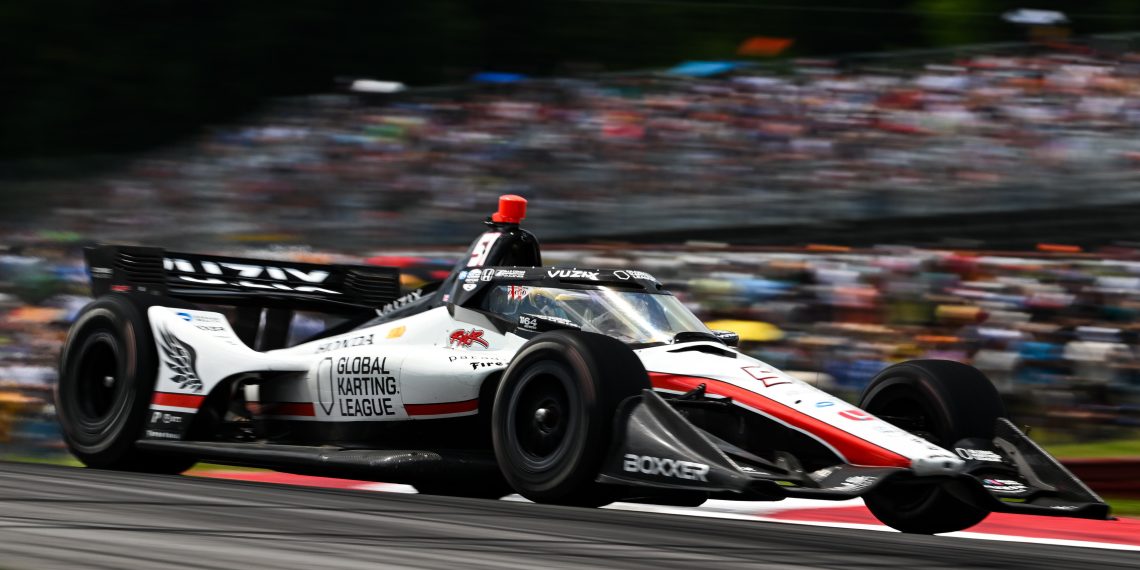 Hunter McElrea tested the #51 Dale Coyne Racing car at Mid-Ohio. Image: James Black