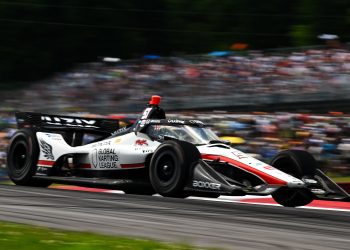 Hunter McElrea tested the #51 Dale Coyne Racing car at Mid-Ohio. Image: James Black