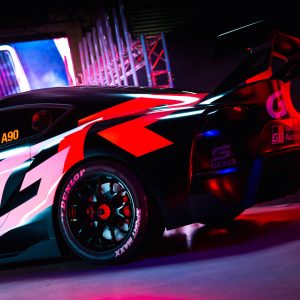 Toyota Australia unveils full-size model of GEN3 GR Supra Supercar at Bathurst.