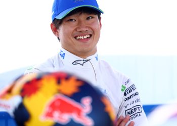 RB has confirmed that it has taken up an option with Yuki Tsunoda for the 2025 F1 season. Image: Mark Thompson/Getty Images/Red Bull Content Pool