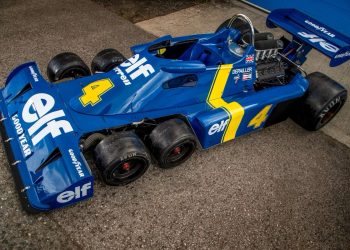 The Tyrrell P34 that will be at the AMF in 2025 will be driven by Craig Lowndes an d Tony Quinn.