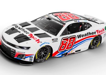 Shane van Gisbergen's #88 Trackhouse Racing Chevrolet Camaro.