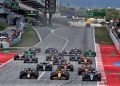 George Russell (GBR) Mercedes AMG F1 W15 leads Lando Norris (GBR) McLaren MCL38 and Max Verstappen (NLD) Red Bull Racing RB20 at the start of the race.
23.06.2024. Formula 1 World Championship, Rd 10, Spanish Grand Prix, Barcelona, Spain, Race Day.
- www.xpbimages.com, EMail: requests@xpbimages.com © Copyright: Moy / XPB Images