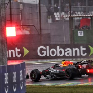 Max Verstappen was left furious following his elimination from qualifying for the Sao Paulo Grand Prix. Image: Coates / XPB Images