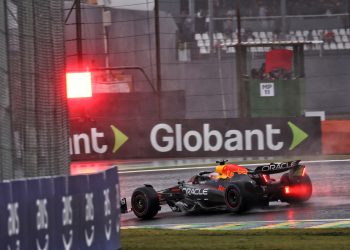 Max Verstappen was left furious following his elimination from qualifying for the Sao Paulo Grand Prix. Image: Coates / XPB Images