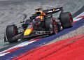 Max Verstappen snagged pole for the Austria Sprint ahead of McLaren’s Lando Norris and Oscar Piastri. Image: Charniaux / XPB Images