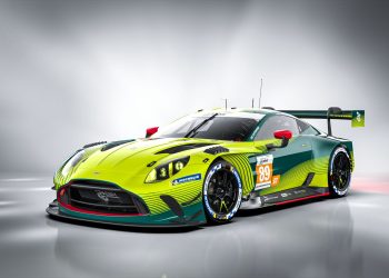 The #89 Earl Bamber Motorsport Aston Martin Vantage GT3 to be raced in the 2024/25 Asian Le Mans Series.