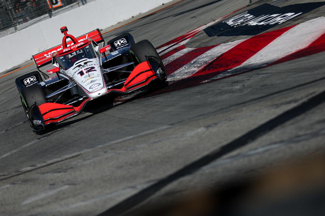 Rosenqvist edges Power to Long Beach IndyCar pole
