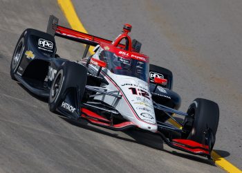 Will Power during the Music City Grand Prix at Nashville Superspeedway. Image: Joe Skibinski