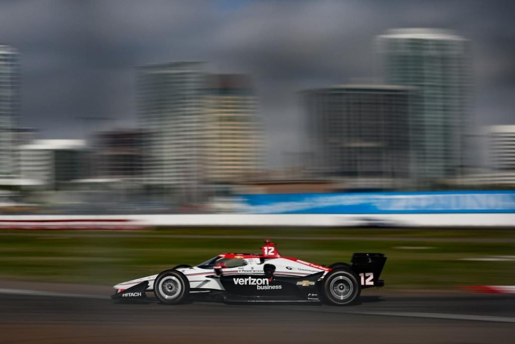Will Power will start the Grand Prix of St Petersburg from eight position. Image: Penske Entertainment/Chris Owens