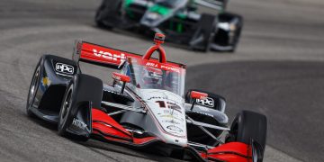 Will Power int he #12 at the Milwaukee Mile.