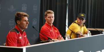 Will Power_ Josef Newgarden_ Scott McLaughlin - Indianapolis 500 Media Day - By_ Chris Jones_Ref Image Without Watermark_m106111