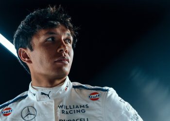 Alex Albon has been linked with a return to Red Bull Racing or even a move to Mercedes for 2025. Image: Williams