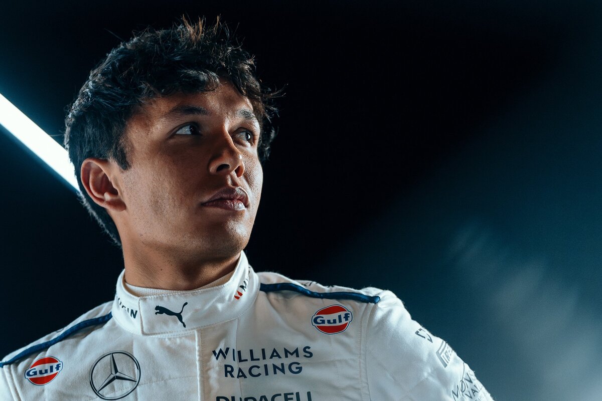 Alex Albon has been linked with a return to Red Bull Racing or even a move to Mercedes for 2025. Image: Williams