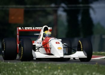 Sebastian Vettel will drive Ayrton Senna's 1993 McLaren at Imola later this month. Image: Photo4 / XPB Images