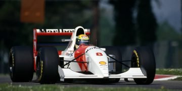 Sebastian Vettel will drive Ayrton Senna's 1993 McLaren at Imola later this month. Image: Photo4 / XPB Images