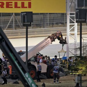 Photos: Romain Grosjean suffers a fiery F1 crash