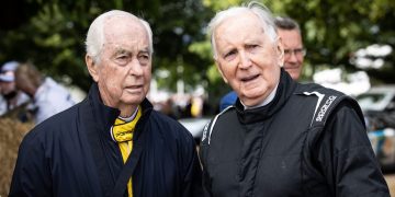 Roger Penske with John Watson at the Goodwood Festival of Speed.