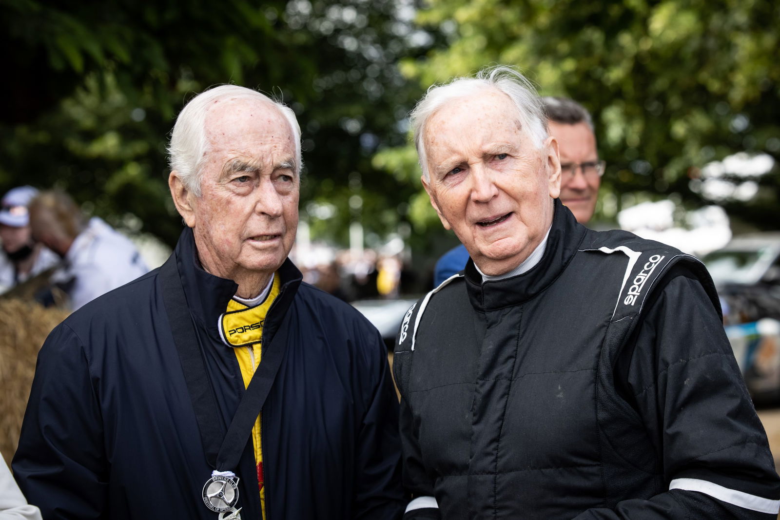 Roger Penske with John Watson at the Goodwood Festival of Speed. 