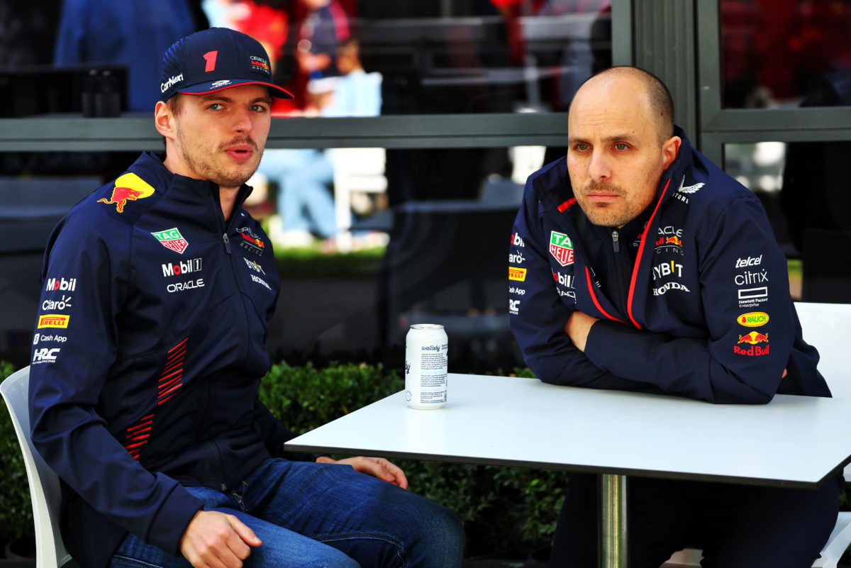 Max Verstappen berated race engineer Gianpiero Lambiase (right) during Belgian GP qualifying