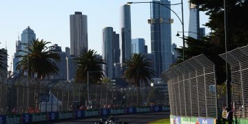 Lewis Hamilton (GBR) Mercedes AMG F1 W14. 02.04.2023. Formula 1 World Championship, Rd 3, Australian Grand Prix, Albert Park, Melbourne, Australia, Race Day. - www.xpbimages.com, EMail: requests@xpbimages.com © Copyright: Coates / XPB Images
