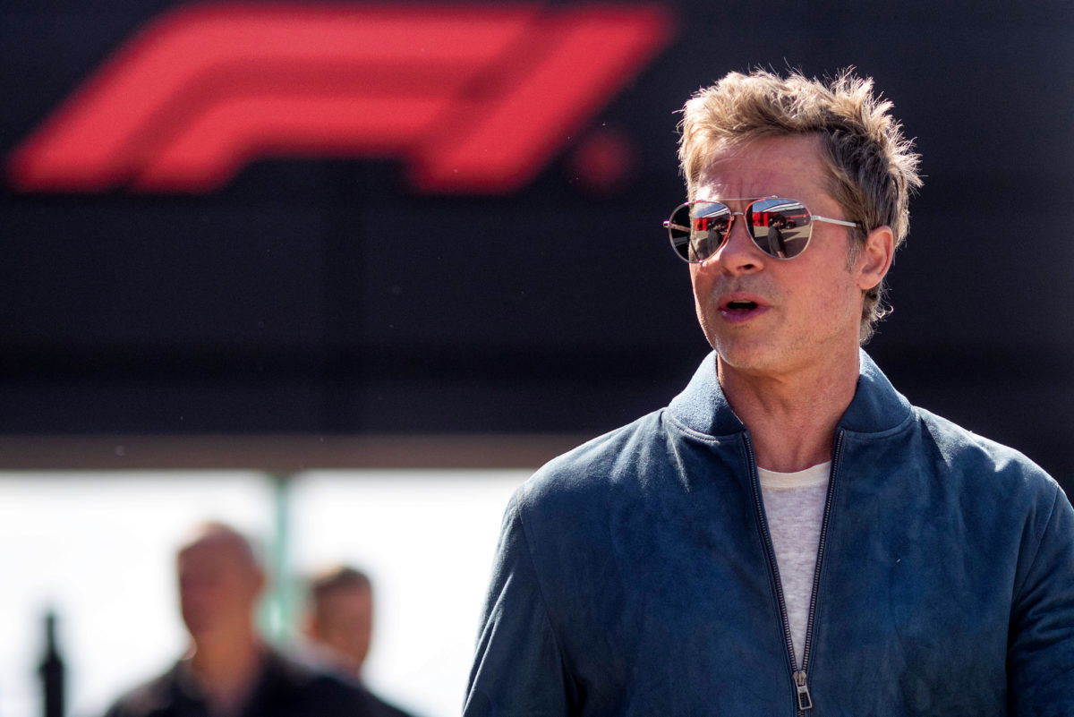 Brad Pitt began filming on a new F1 movie at Silverstone over the weekend