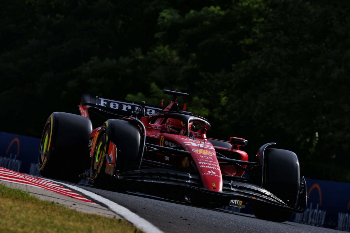 Ferrari driver Charles Leclerc was quickest in Hungarian GP second practice 