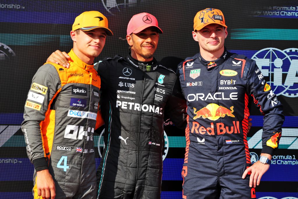 Can Lando Norris finally push Lewis Hamilton and Max Verstappen off the top of the F1 podium and claim a victory?