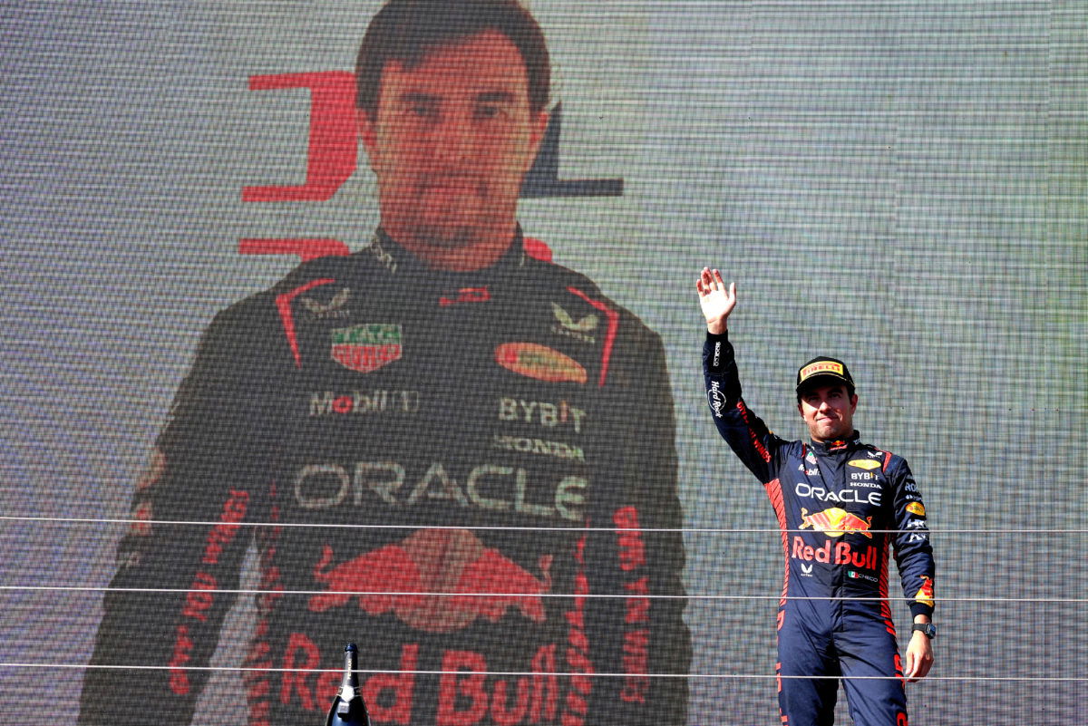 Sergio Perez was back on the podium in the Hungarian Grand Prix