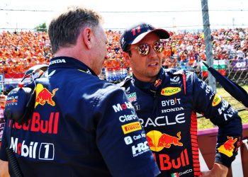 Red Bull Racing has three options when it comes to who partners Max Verstappen in 2025. Image: Coates / XPB Images