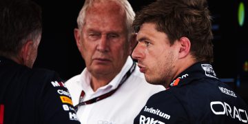 Max Verstappen has thrown his support behind Red Bull motorsport advisor Helmut Marko. Image: Bearne / XPB Images