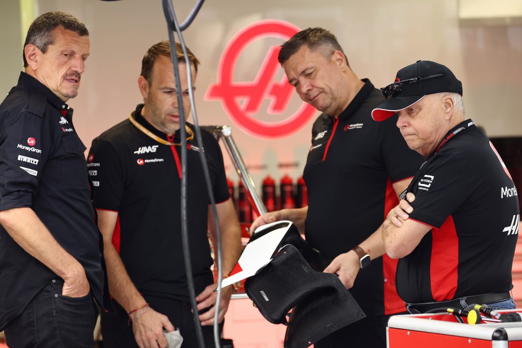 Gene Haas (right) has explained his reasons for axing Guenther Steiner