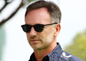 Christian Horner has faced the media for the first time since allegations of inappropriate behaviour became public. Image: XPB Images