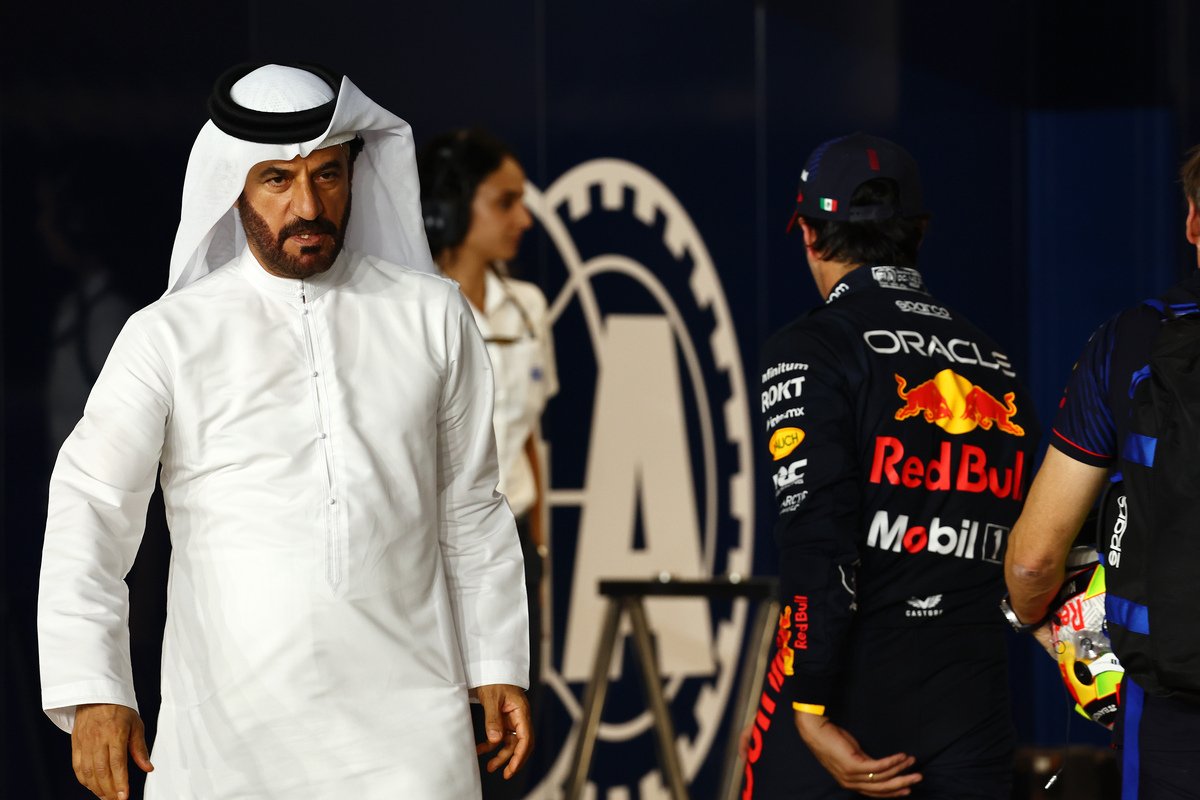 It has been alleged Mohammed Ben Sulayem attempted to block last year's Las Vegas Grand Prix. Image: Batchelor / XPB Images