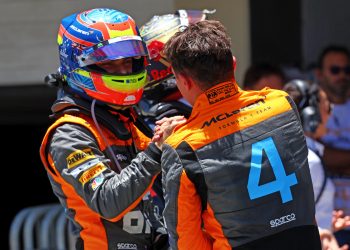 Oscar Piastri is tipped to offer a tougher challenge to Lando Norris in 2024. Image: Batchelor / XPB Images