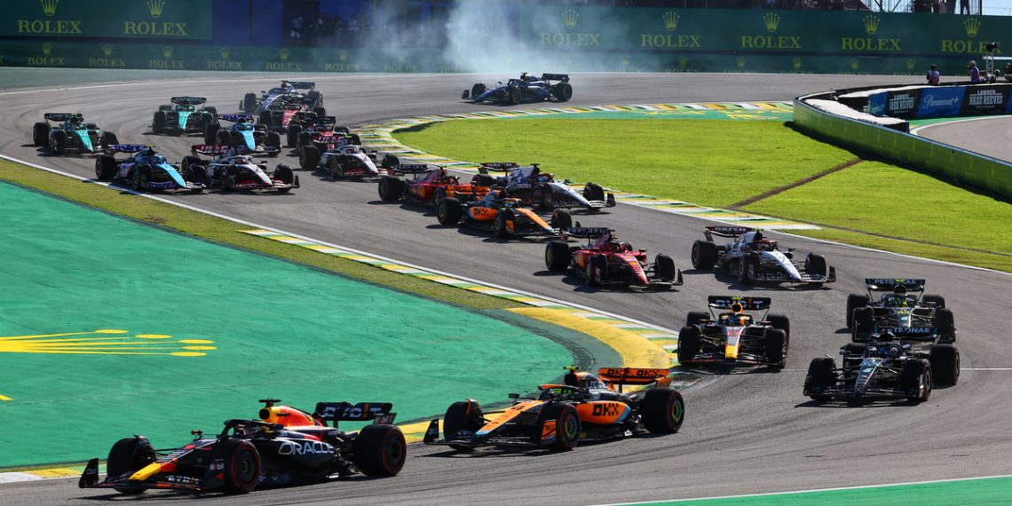 The tempo of an F1 Sprint weekend will change in 2024 following a meeting of the Formula One Commission. Image: XPB Images