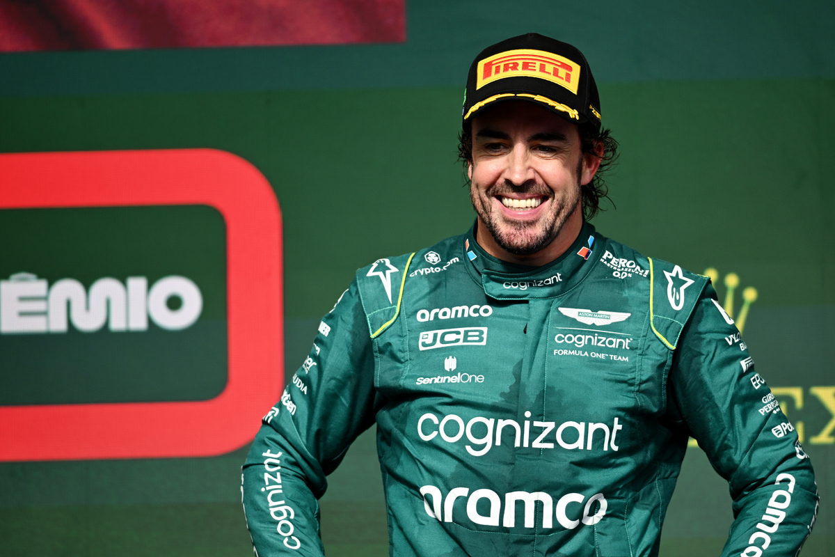 Fernando Alonso has admitted he's uncertain whether he'll continue racing in F1 in 2025. Image: Price / XPB Images